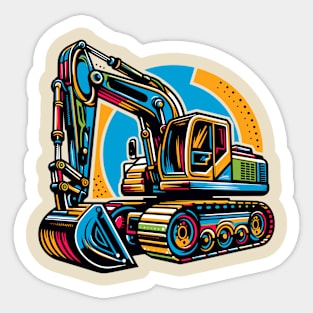 Excavator Sticker